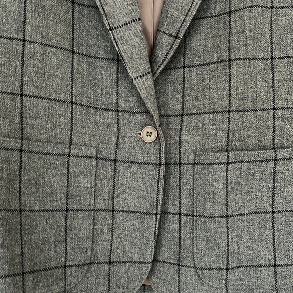 Vintage Pendleton Checkered Women's Blazer - Petite - Picture 4 of 11